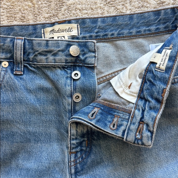 NEW Madewell The Darted Barrel-Leg Jean size 28 - Picture 4 of 5